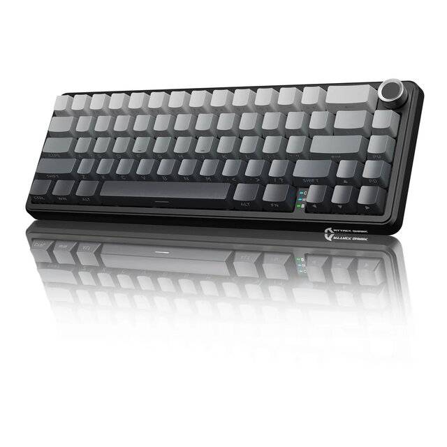 Attack Shark X66 [Wired-2.4G-BT] Wireless Keyboard (Moonlight)