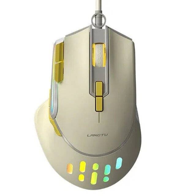 Langtu G3 Wired Mouse (Milk White)