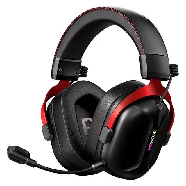 MCHOSE S9 [Wired/2.4G/BT] Headphone (Black)