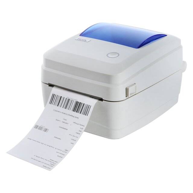 Hoin HOP-HQ480B 4-IN-1 Thermal Label Printer (Gray)