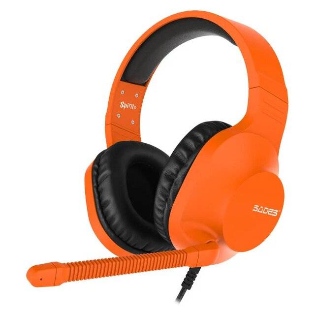 Sades Spirits SA-721 Wired Headset (Orange)
