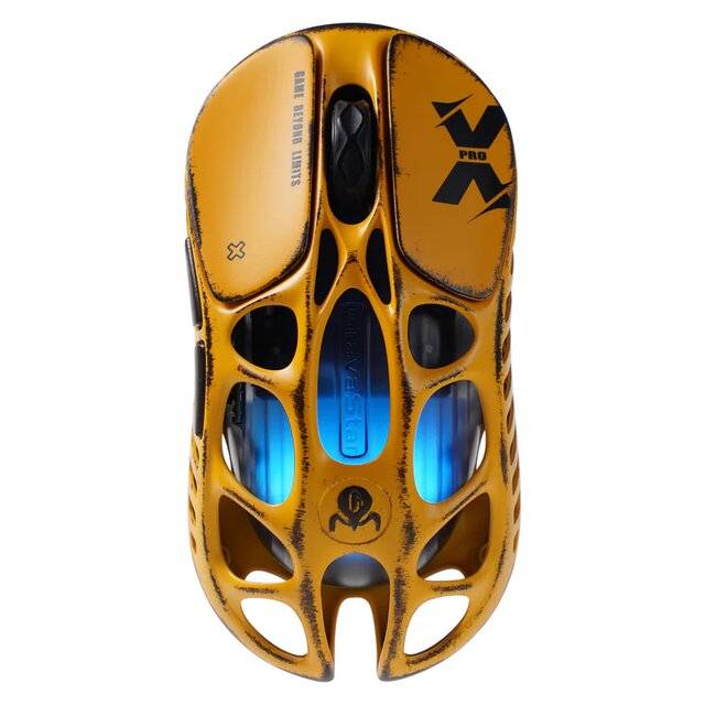 GravaStar Mercury X Battle Worn Mouse (Yellow)