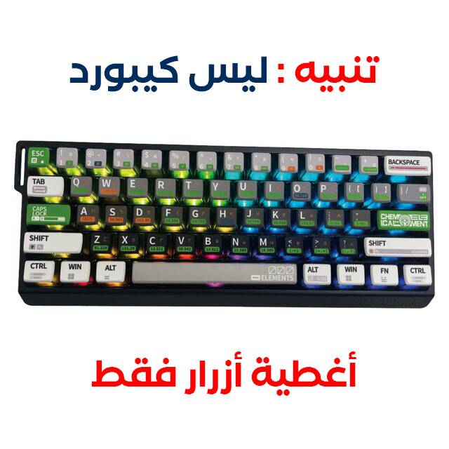 Keycaps [109] Chemical Elements
