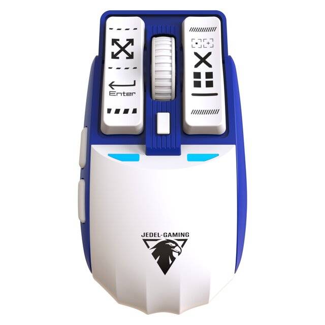 Jedel WD149 5D [BT+2.4] Mouse (Blue White)