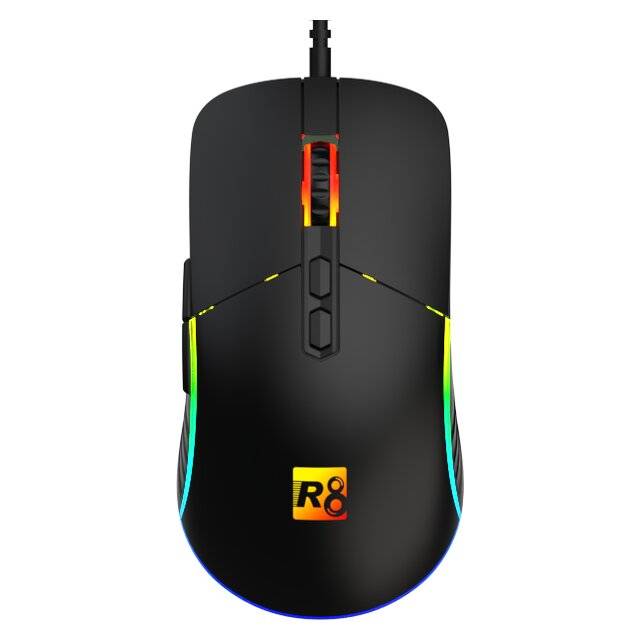 R8 G202 RGB Wired Mouse (Black)