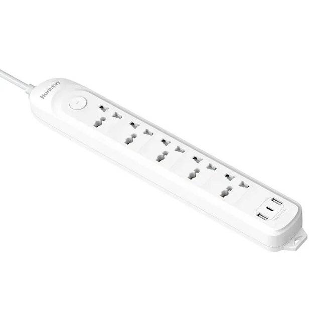 Huntkey DMA507 [5-Sockets + 2-USB + 1-USB-C] 3M Power Extension