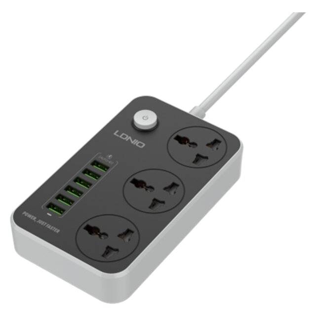 Ldnio SC3604 2500W [6-USB 3-Sockets] 2M Power Extension