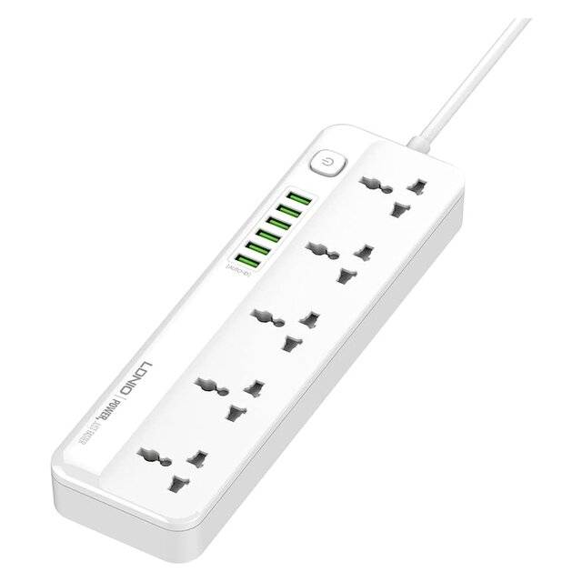 Ldnio SC5614 [5-Sockets + 5-USB] 2500W Power Extension