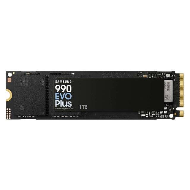 Samsung 990 EVO Plus 1TB PCIe 4.0×4 / 5.0×2 NVMe M.2 (Up to 7150 MB/s)