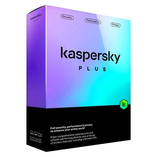 Kaspersky Plus - 5 Devices / 1 Year (Box)