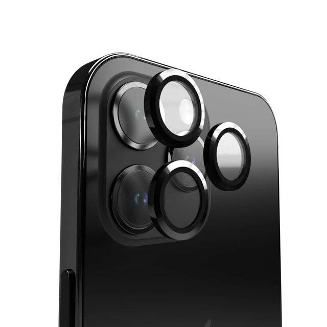 Gold Flash iPhone 14 Pro Max Sapphire Lens Protector