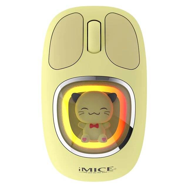 iMice W-540 [2.4 + BT5.1] Mouse (Yellow)