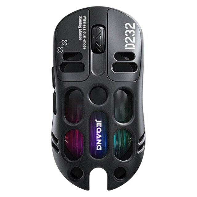 Jeqang JW-D232 2.4G + BT + Charging Mouse (Black)