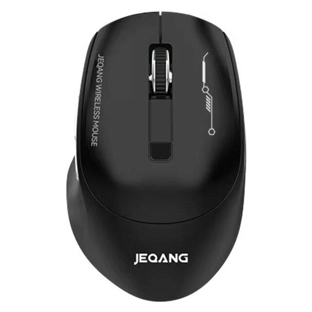 Jeqang JW-D229 2.4G + BT + Charging Mouse (Black)