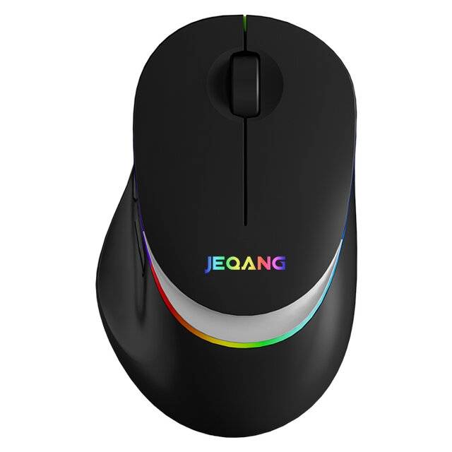 Jeqang JE-D227 2.4G + BT + Charging Mouse (Black)