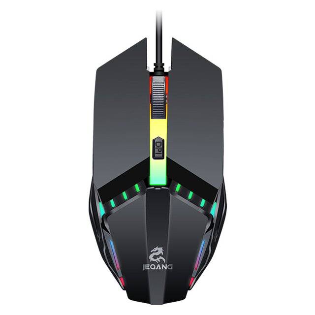 Jeqang JM-530 Wired Mouse (Black)