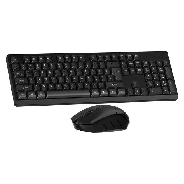 Stinger SKM-200 2.4G [Arabic & English] Keyboard & Mouse (Black)