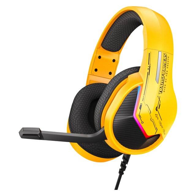 Transformers TF-G15 Wired Headphones (Yellow)