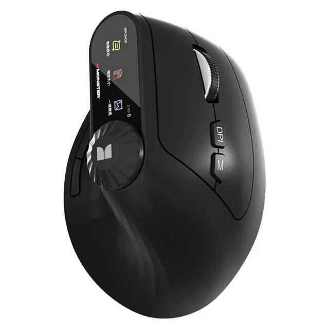 Monster Airmars M2 Max 2.4G + BT Mouse (Black)