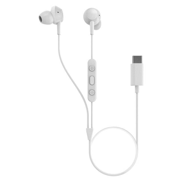 Philips TAE5008WT Type-C Wired Headphones (White)