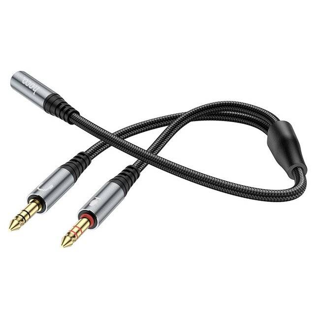 Hoco UPA21 2-in-1 3.5mm Audio Adapter Cable (Female to 2 Male)