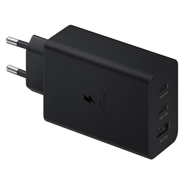 Samsung 65W Power Adapter Trio 2-Port USB-C + USB-A