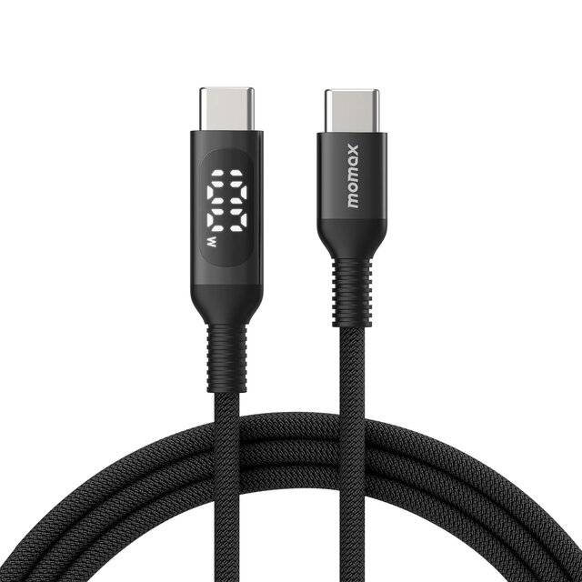 Momax DC22 USB-C to USB-C Cable 1.2M with LED Display