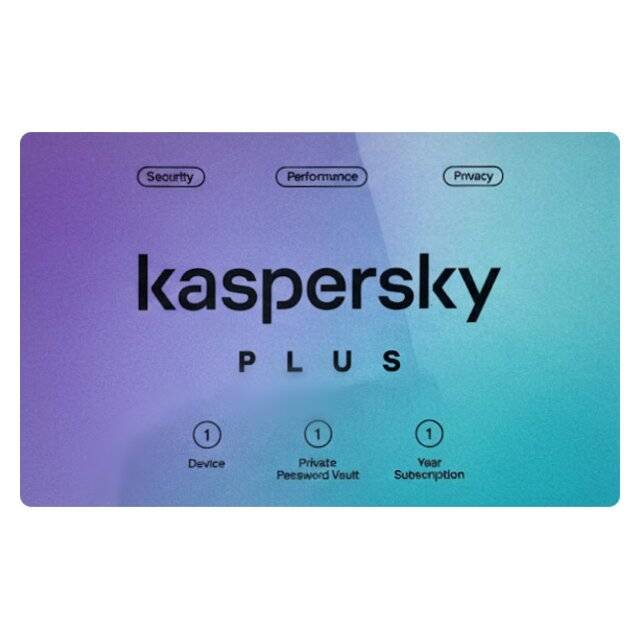 Kaspersky Plus - 1 Device / 1 Year (Card)
